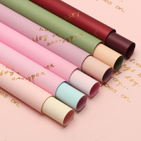 Kertas Pembungkus Bunga Cleo Waterproof Enya Motif Bunga, Perlengkapan Pembuatan Buket DIY, Grosir untuk Florist