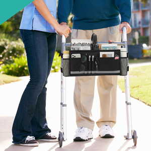 Cesta <span class=keywords><strong>de</strong></span> Andador <span class=keywords><strong>de</strong></span> alta calidad, <span class=keywords><strong>bolsa</strong></span> <span class=keywords><strong>de</strong></span> andador plegable, portavasos, accesorios <span class=keywords><strong>para</strong></span> personas mayores <span class=keywords><strong>de</strong></span> moda - Product Image 6