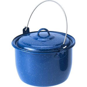 26cm 32cm 36cm Mexico Style <strong>Turquoise</strong> Color Outdoors Kitchen Cookware Enamel Convex Camping Water Soup Pot <strong>Kettle</strong> with Lid - Product Image 6