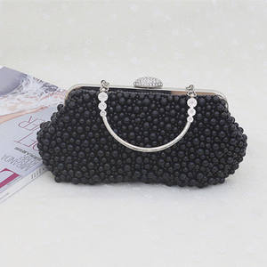 EB1340 الرسمي اللؤلؤ الزفاف الزفاف اليد مطرز حقائب مخلب مساء حقيبة أنيقة الزفاف المرأة الجميلة حبة حقيبة - Product Image 5