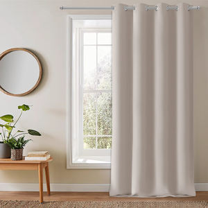 Rideau occultant perforé classique, adapté au salon, à la chambre et à la maison, 1 pièce, plusieurs tailles au choix - Product Image 1