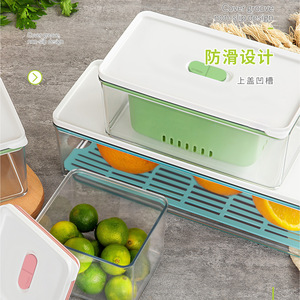 Stackable Kitchen Food <b>Storage</b> Containers Transparent Plastic With Clip On <b>Lid</b> For Travel And Daily Use - Product Image 2