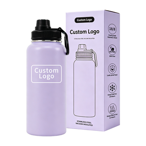 Custom Logo <b>Insulated</b> Water Bottle 304 Stainless Steel American Space Pot Portable Outdoor Gym Water <b>Flask</b> - Product Image 2