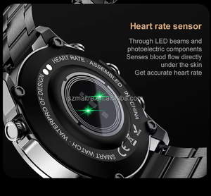 ساعة ذكية CT11 من نوع بين النساء ، شاشة عرض AMOLED ببوصة ، شاشة قياس معدل ضربات القلب IP68 مقاومة للماء لنظام IOS andAndroid - Product Image 2