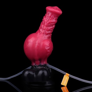 YC-CQZS2128S Large Inflatable Anal Plug and Ejaculation <b>Dildo</b> Silicone Squirt Penis with Big Knot Sex Toys Wholesale - Product Image 6