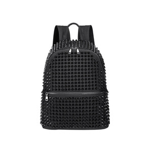 Nouvel arrivage <span class=keywords><strong>Sac</strong></span> à <span class=keywords><strong>main</strong></span> en toile de haute qualité <span class=keywords><strong>pour</strong></span> femmes Rivets durables <span class=keywords><strong>Sac</strong></span> à dos d'école décontracté de grande capacité <span class=keywords><strong>pour</strong></span> ordinateur portable Lady Style Zipper - Product Image 1