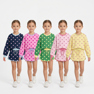 ชุดเสื้อผ้าเด็กผู้หญิงลายต้นไม้สีชมพูพร้อมโบว์ ดีไซน์ใหม่ สำหรับคริสต์มาส - Product Image 5
