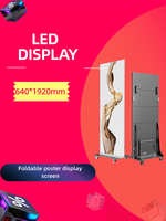 Pantalla LED para Mochila Publicitaria a Todo Color, Impermeable IP65, Alta Calidad 2025, Paso de Píxeles de 2.5mm, Brillo de 500cd