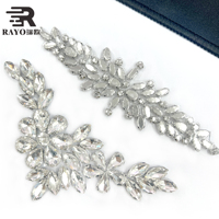 Vente en gros Asfour 88888 cristal naturel verre appliques feuille perle mariée coiffure robes accessoires pour les occasions de mode
