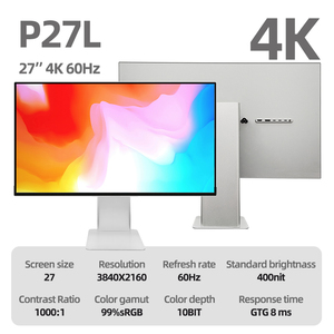 Kuycon 27 Inch Aluminium Uiterlijk Display 2K 4K 5K Resolutie 144Hz Vernieuwen Lcd Monitoren Gaming Pc Desktop Monitor - Product Image 6