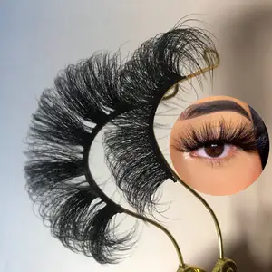 18mm 25mm natural fluffy human hair individual false super soft colors eyelashes 3d with glue custom packaging with mink lashes