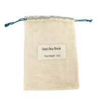 Sac d'emballage cadeau de savon en coton avec cordon de serrage et logo avec étiquette personnalisée petite pochette d'emballage de parfum en maille de coton pour bougie