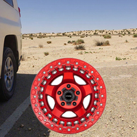 Kipardo 17/18/20 pouces jantes en alliage jantes Beadlock à cinq rayons finition polie ET 35mm pour voitures tout-terrain nouvel état quantité minimale de commande 4 pièces