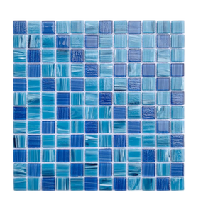 Modern Parke Altın Sarı Kahverengi Kare Seramik Mozaik Havuz Karosu, İç Mekan Duvarları ve Otel Yüzme Havuzları için Grafik Tasarımlı - Product Image 5