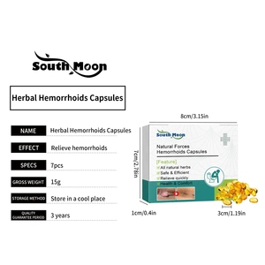 Cápsulas para Hemorroides, Hinchazón, Sangrado, Hemorroides Internas, Eliminan la Fisura Anal, Eliminan el Dolor de las Bolas de Carne - Product Image 2