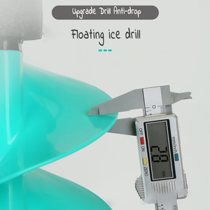 Nieuwe Winter Ijs Boor Dubbele Helix Ijs Vijzel 50/75Cm Roestvrij Staal Mes Ijs Vissen Accessoire - Product Image 3