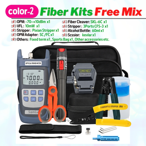 <span class=keywords><strong>Kit</strong></span> de herramientas de fibra óptica FTTH con cuchilla de medidor de potencia VFL 10MW para red 4G - Product Image 4