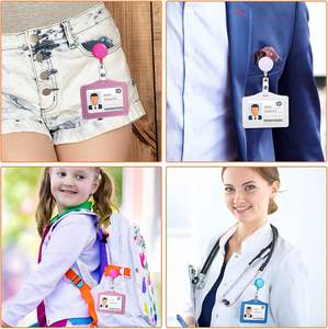 <span class=keywords><strong>Porte</strong></span>-<span class=keywords><strong>Badge</strong></span> Rétractable Meilleures Ventes pour Infirmière et Médecin <span class=keywords><strong>avec</strong></span> Étui pour Carte de Visite Outil Médical Tendance Pince pour <span class=keywords><strong>Badge</strong></span> d'Identification et Housse pour Carte de Crédit - Product Image 4