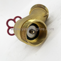 Raccord flexible pour bouche d'incendie en laiton de haute qualité, 1,5 pouce, PN16, angle de 45 degrés