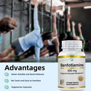 Ausreson salute del cervello integratore 600mg vitamina B1 Capsule benfotiamina - Product Image 4