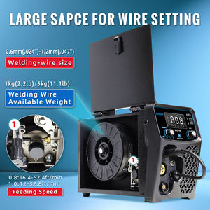 110V 220V 160A onduleur FLUX/MAG/MIG/<span class=keywords><strong>MMA</strong></span> soudeur maquina de soldar mig a gas <span class=keywords><strong>poste</strong></span> a souder mig sans gaz machine à souder 5 en 1 - Product Image 3