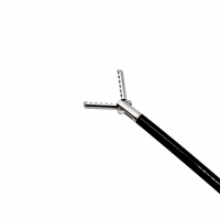 Instruments de chirurgie mini-invasive en acier inoxydable, forceps à dents de rat de 5 mm