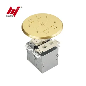 Sự lựa chọn tốt nhất nóng Bán thiết kế mới Brass ổ cắm Bảng điều chỉnh tầng gắn ổ cắm ổ cắm và dữ liệu cổng