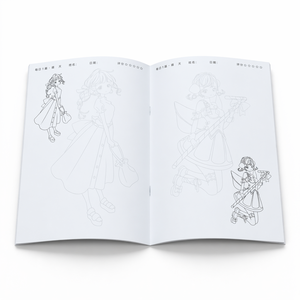 Libro di schizzi anime personalizzato dalla fabbrica di stampa cinese, quaderno di esercizi per disegno <span class=keywords><strong>manga</strong></span> OEM con copertina e pagine interne personalizzabili - Product Image 1