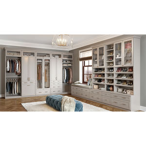 חדר שינה אלגנטי ארון הורים מותאם אישית ארון בגדים הליכה בארון - Product Image 2