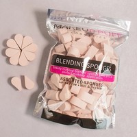 Lot de 100 éponges de maquillage professionnelles compactes, sans latex, lavables, pour fond de teint et poudre, utilisation sèche et humide, portables