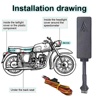 Traceur GPS portable TK002 J24 pour véhicule, vélo, moto, voiture, localisateur automobile