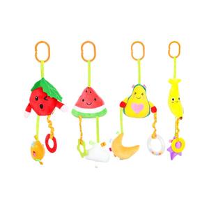 Nouveau <span class=keywords><strong>jouet</strong></span> suspendu en peluche pour bébé avec fruits, hochet à suspendre pour voiture et lit, et clochette à tirer pour <span class=keywords><strong>poussette</strong></span> - Vente en gros en stock - Product Image 1