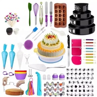 Hochwertige 333 Stück Russische Kuchen Dekorieren Zubehör Kit Backen Gebäck Werkzeuge Back zubehör Set mit Fabrik lieferanten