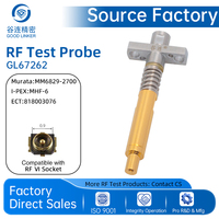 Sonde coaxiale RF haute fréquence GL67262 DC-8GHz, prise mâle SMPM VI, 50 Ohm, sonde de test pour analyseur de réseau pour module mobile