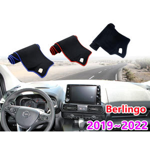 Alfombrilla antideslizante para salpicadero de coche, para Citroen <span class=keywords><strong>Berlingo</strong></span>, Peugeot Partner, Rifter, Opel Combo 2019 ~ 2022 - Product Image 1