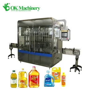 Automatic turnkey project SS304 shampoo oil laundry bottle filling machine bottle plant line machine equipment