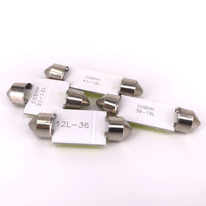Ampoules de éclairage festoon DC12V, <span class=keywords><strong>12</strong></span> puces COB, lumière de dôme, 31/36 <span class=keywords><strong>39</strong></span>/42 mm C5W C10W, lampe de plaque d'immatriculation, éclairage intérieur de voiture LED - Product Image 3