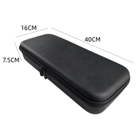 Sac pour clavier, taille personnalisable, logo, PU+EVA+velours cristal, durable, imperméable, antichoc, coque rigide, fermeture éclair, étui OEM/ODM