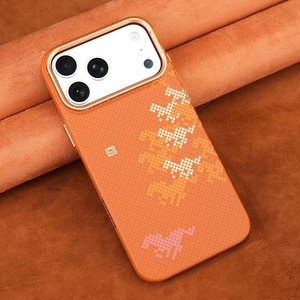 Business Carbon Fiber Texture Magnetic <b>Phone</b> Case for iPhone 17 15 16 Pro Max Wireless Charging Ultra Thin Protective Hard Cover - Product Image 1