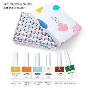 JTING Hot Popular Free Private Label Design 60 <b>Colours</b> Nail Art Uv Led Gel Nail Polish <b>Set</b> Custom Unique Luxury 15ml Bottle - Product Image 4