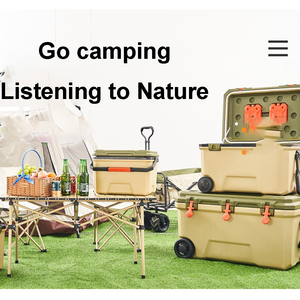 Ngoài trời nhiệt bảo quản xách tay handheldi <span class=keywords><strong>Ice</strong></span> <span class=keywords><strong>Cooler</strong></span> <span class=keywords><strong>Box</strong></span> với bánh xe tươi câu cá xe - Product Image 5