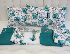 अमेरिकी हॉट सेलिंग विंडो सजावट पर्दे ड्रेप्स पॉलिएस्टर कपास के लिए मुद्रित पर्दे अंधा - Product Image 6