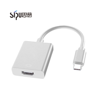 HDMI VGA HD 4K adaptör kablosu yerleştirme istasyonu için SIPU tip-c 2-in-1 dönüştürücü