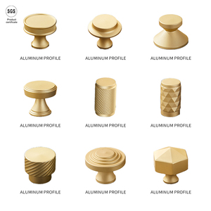 درج أثاث خزانة من سبائك الزنك عالي الجودة سحب بألوان ذهبية سوداء للمطبخ - Product Image 2