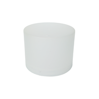 Capuchon de rechange pour bombe aérosol 65 mm, blanc mat, finition plate, anti-débordement, pour peinture en bombe et produits chimiques