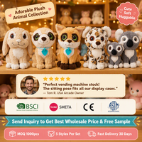 Peluche Kawaii, Animal en Peluche Mignon, Lapin, Chiot, Léopard, Koala, Jouet Doux Assis pour Enfants, Cadeau, Décoration Maison, 5 Styles