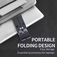 Support ergonomique en aluminium pour ordinateur portable Support de tablette pliable pour ordinateur portable réglable pour bureau