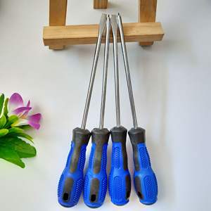 Destornillador multifuncional de mango largo azul, destornillador Phillips y de punta plana, destornillador de torsión de 6 pulgadas, venta al por mayor - Product Image 1