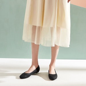 Ballet chaussures plates nouvelle mode arc en plein air 2022 femmes robe décontracté Sexy été - Product Image 6
