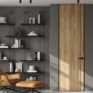 Moderno semplice invisibile <span class=keywords><strong>a</strong></span> filo montato su cornice <span class=keywords><strong>porta</strong></span> in legno altezza <span class=keywords><strong>porta</strong></span> del <span class=keywords><strong>soffitto</strong></span> camera da letto nascosta <span class=keywords><strong>porta</strong></span> interna - Product Image 4